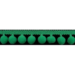 Pom pom trim PA-18, color 615 - light green/1 m