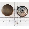 Saga džinsams 20 mm, metalinis korpusas, lygi, spalva-seno žalvario/1 vnt.