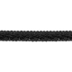 Rayon braid Trim TWB-12, color - black/1m