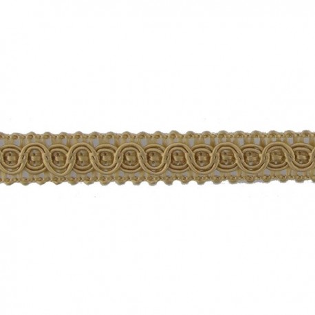 Rayon braid Trim TWB-13, color - gold/1m