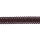Rayon braid Trim TWB-13, color - dark brown/1m