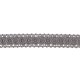 Rayon braid Trim TWB-13, color - silver/1m