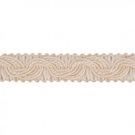 Decorative edging braid LPE-518, color PE-80 - sour cream/1m
