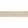 Decorative edging braid LPE-518, color PE-80 - sour cream/1m