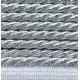 Piping Trim FI-7/FT with metallic yarn, color - silver/1 m