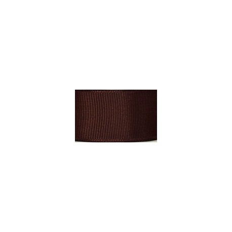 Grosgrain Ribbon  12 mm width, color 1592-dark brown/1 m