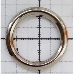 Welded Round Ring 20 mm art.OZK20/3.5mm nickel/1 pc.