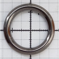 Žiedas lietas 20mm art. OZK20/3.5 juodas nikelis/1 vnt.