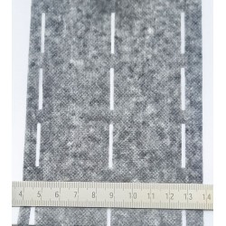 Non-wowen Iron-on  Waistband 10-40-40-10 mm gray/1m