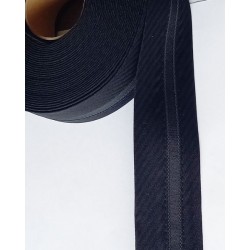 Waistband with insertion and restraining elastics 50 mm black/1m