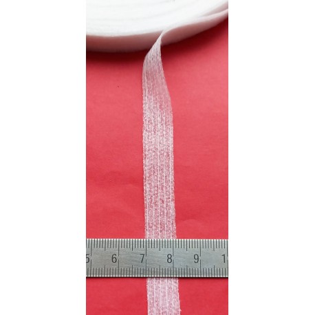 Non-Woven iron-on Hem tape, 12 mm, white/1m