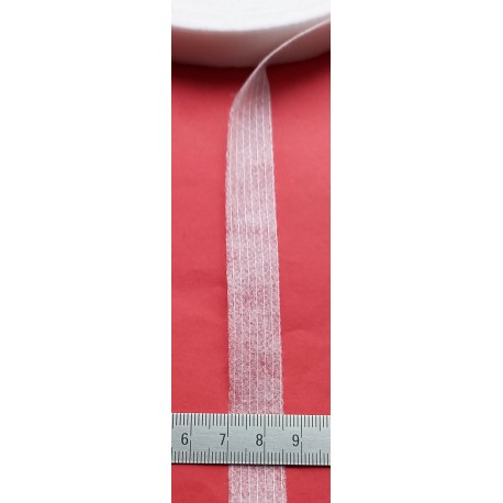 Non-Woven iron-on Hem tape, 15 mm, white/1m