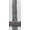 Prasiūto flizelino klijuojama sutvirtinimo juostelė, 15 mm pločio, pilka/200m