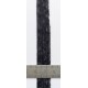 Prasiūto flizelino klijuojama sutvirtinimo juostelė, 15 mm pločio, juoda/200m