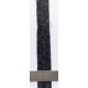 Non-Woven iron-on Hem tape, 20 mm, black/1m