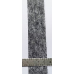Flizelininė klijuojama sutvirtinimo juostelė, 35 mm pločio, pilka/200m
