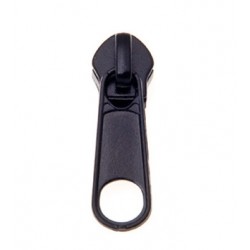 Slider for nylon zipper tapes waterproof 5 non lock black/1pc.