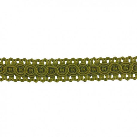 Rayon braid Trim TWB-13, color - olive/1m
