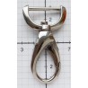 Metal Snap Hook art.606 25mm nickel/1 pc.