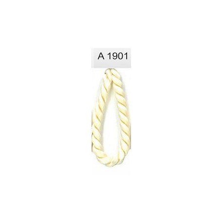 Twisted satin cord 2mm, color A1901 - creme/1m