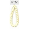 Twisted satin cord 2mm, color A1901 - creme/1m