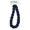 Twisted satin cord 2mm, color A703 - dark blue/1m