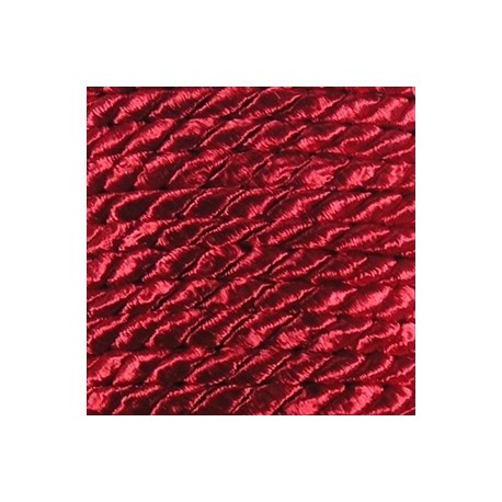 Sukta satininė 3.2 mm virvutė, art. WS-3,2, spalva - raudona/1m