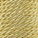 Twisted satin cord 3.2 mm 2 strands art. WS-3,2, color - creme/1 m