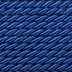 Sukta satininė 3.2 mm virvutė, art. WS-3,2, spalva - tamsi mėlyna/1m