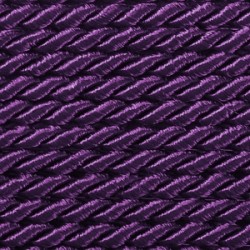 Sukta satininė 3.2 mm virvutė, art. WS-3,2, spalva - violetinė/1m