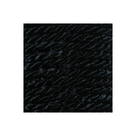 Sukta satininė 3.2 mm virvutė, art. WS-3,2, spalva - juoda/1m