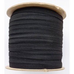 Braided elastic 7.9 mm black art. 851113012/1 m