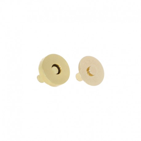 Magnetic Snap Fasteners 18 mm, gold/1 pc.