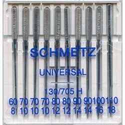 Universal Needles Assorted Sizes 60-110/10 pcs.