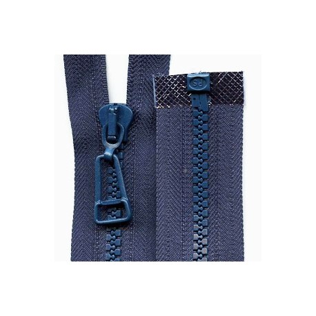 Plastic Zipper open-end P6 50 mm color T-25 - grayish blu/1 pc.