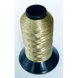 Metalizuotieji siuvinėjimo siūlai "TITOLO" aukso spalva/1500 m