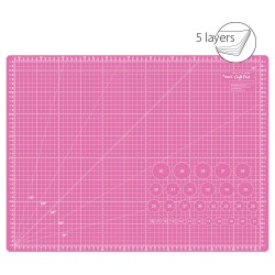Cutting Mat 450x600x3 mm pink