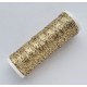 Metalizuotieji siuvinėjimo siūlai "METALUX" spalva 001 - šviesi aukso/60 m