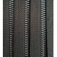 Metallic zipper long chain M60 black/black nickel/1m