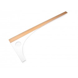 Tailor's Ruler length 80 cm with plastic curvature