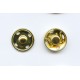 Sew-on Snap Fasteners 15 mm stainless, brass/1 pc.