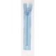 Plastic Zipper P60 16 cm length, color T-60 - sky blue