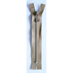 Plastic Zipper P60 16 cm length, color T-52 - beige