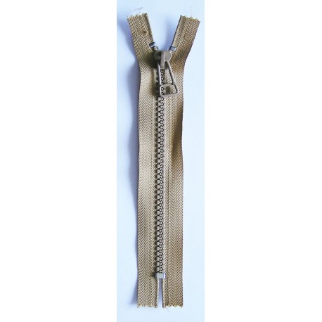 Plastikinis užtrauktukas P60 16 cm ilgio, spalva T52 - smėlio