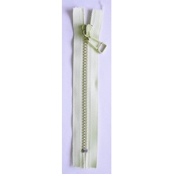 Plastic Zipper P60 16 cm length, color T-55 - cream
