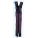 Plastic Zipper P60 16 cm length, color T-49 - bordeaux