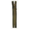 Plastic Zipper P60 16 cm length, color T-24 - brown