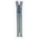 Plastic Zipper P60 16 cm length, color T- 28 - greyish olive