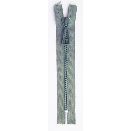Plastikinis užtrauktukas P60 16 cm ilgio, spalva T28 - pilkšva alyvuogių