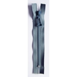 Plastic Zipper P60 16 cm length, color T-18A - greenish gray